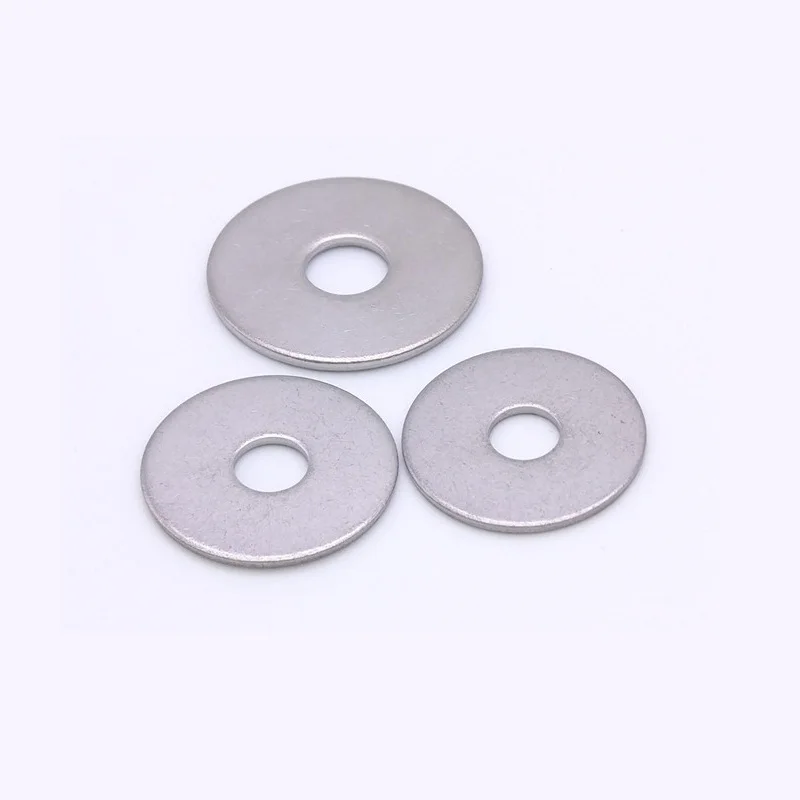 304 stainless steel large flat gasket M16 M18 M20* diameter 20 24 28 30 32 37 44 50 55 60 72 * thickness0.5 0.8 1 2 2.5 3 4 5 6 |