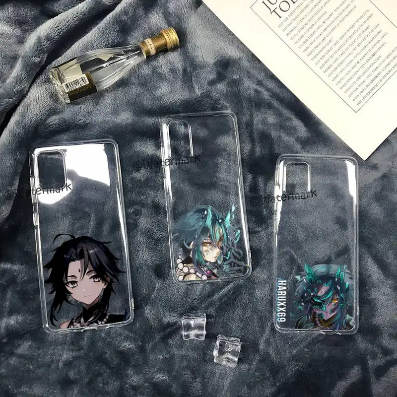 

Xiao Genshin Impact Phone Case For Samsung A12 5G A71 4G A70 A52 A51 A40 A31 A21S A20 A50 A30 S Transparent Funda
