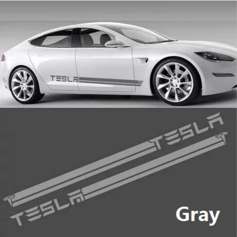 2 шт. автомобильные длинные боковые двери наклейки Авто Виниловая пленка