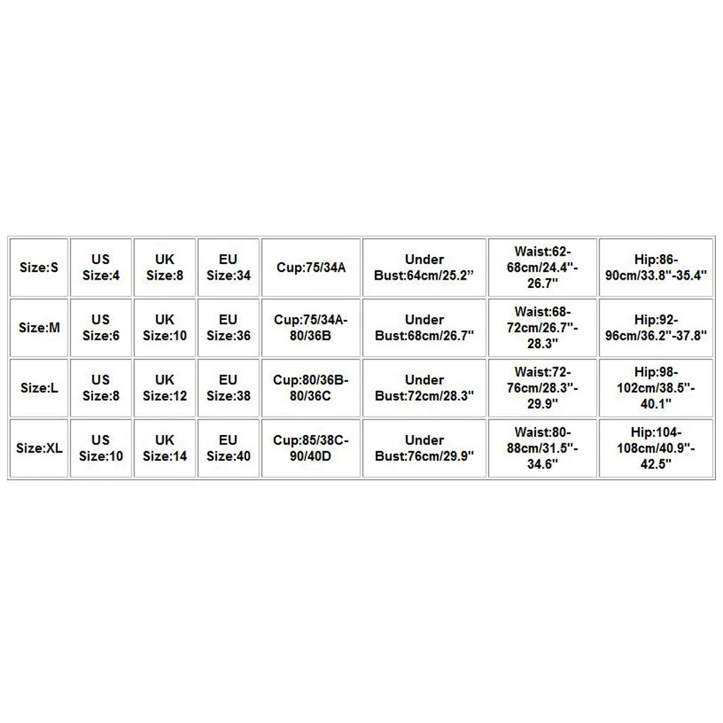 

Women Floral Random Print Bikini Set Push-up Swimsuit Beachwear Padded Swimwear Bikini Set Bathing Suit Bather