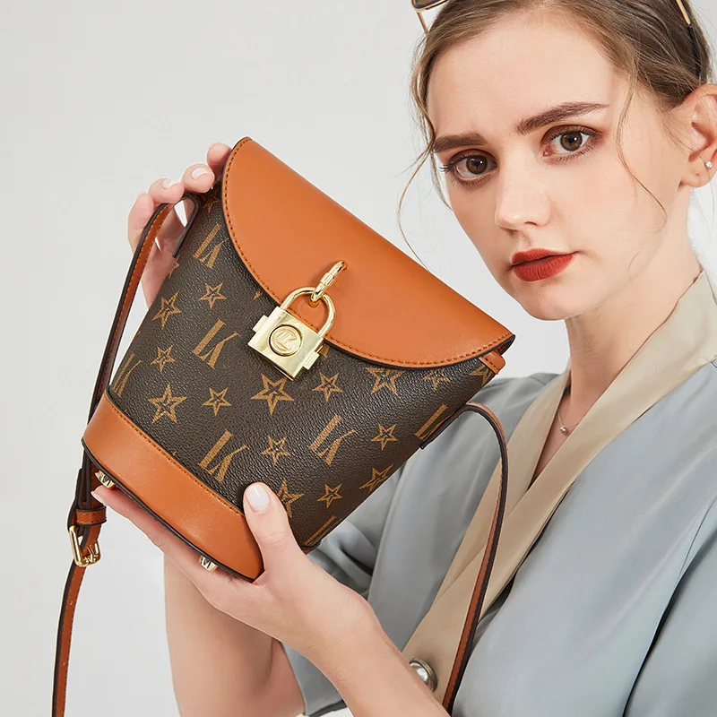 

Luxury Design Ladies Bucket Bag 2021 New Fashion All-match Single Shoulder Messenger Small Bag Ladies Evening Party Purse Bolsa