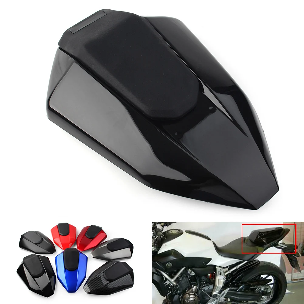 

Motorcycle Rear Pillion Passenger Seat Back Covers Cowl Fairing For Yamaha MT-07 FZ-07 2013 2014 2015 2016 2017 ABS Plastic