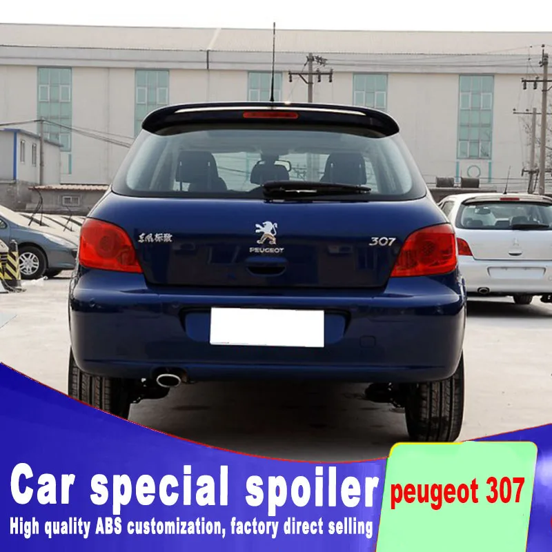 Высококачественный АБС материал для peugeot 307 хэтчбек 2006 2012 заднее окно крыша крыло