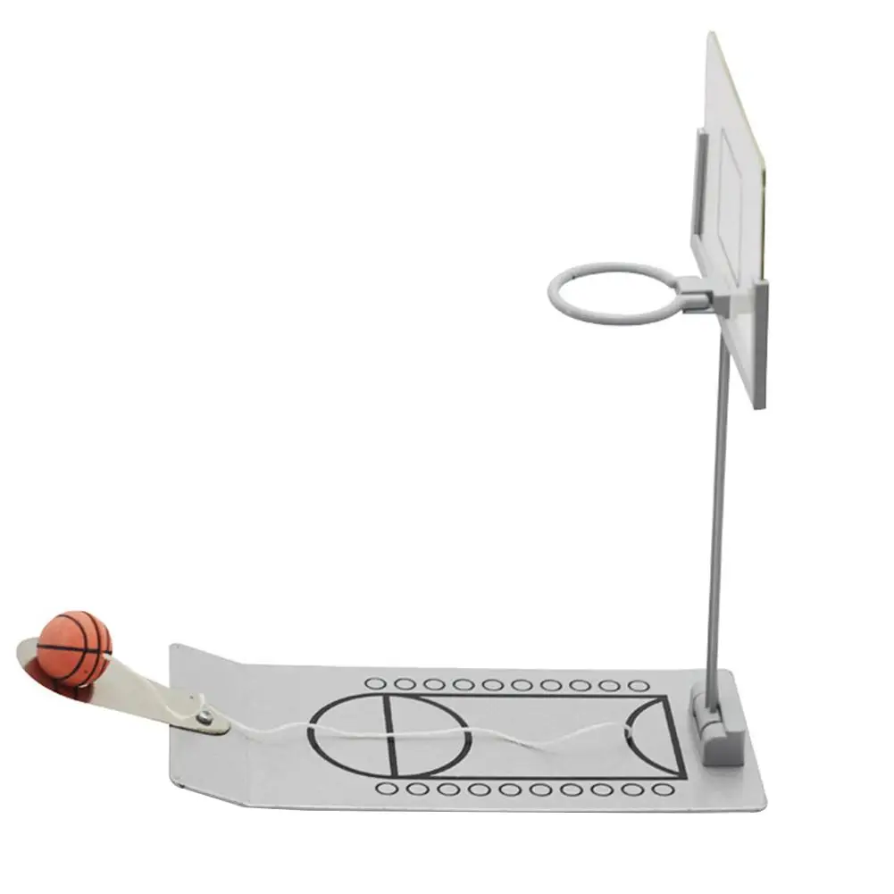 Мини-настольная игра в баскетбол настольный Портативный Складная коляска для