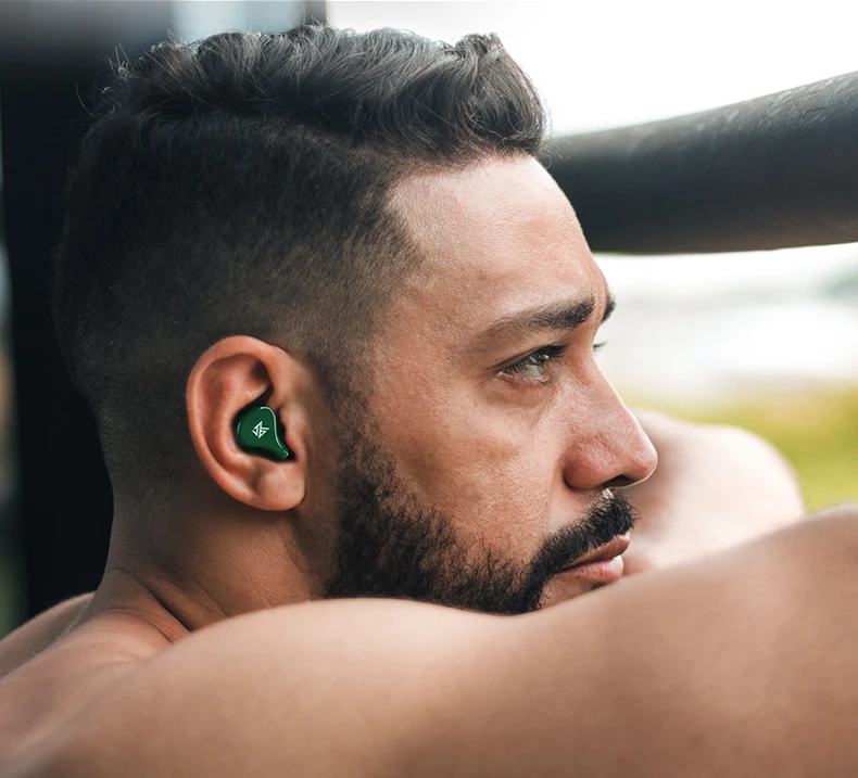 AK плотным верхним ворсом KZ Z1 наушники вкладыши TWS True Беспроводной Bluetooth 5 0 двойной