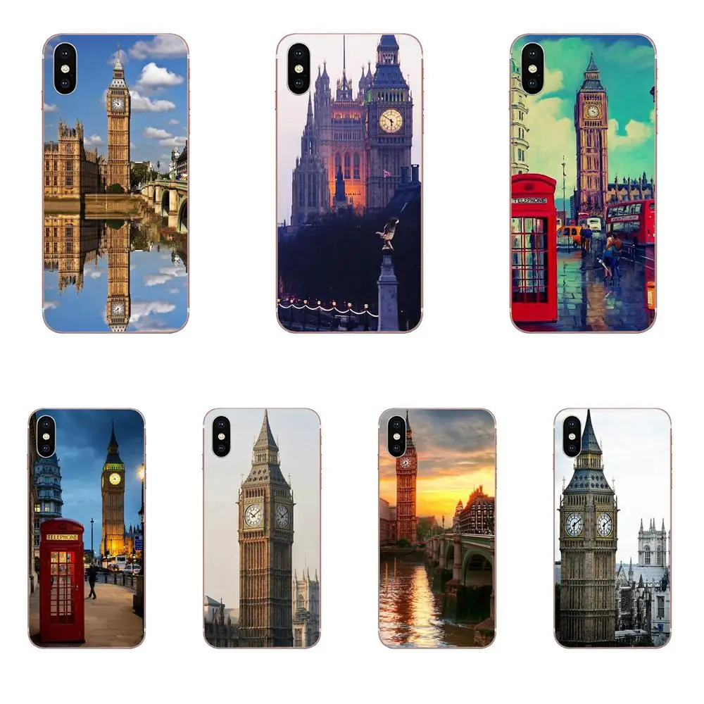 Наволочки с принтом Лондона и Биг Бена Алюминий рамка для Huawei Honor 4C 5A 5C 5X6 6A 6X7 7A 7C 7X8