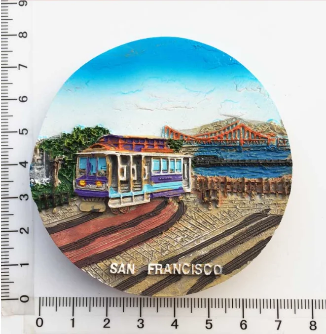 Сан Франциско Калифорния магнитные наклейки на холодильник холодильник|Магниты