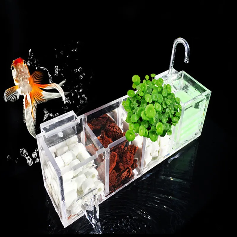 Внешний фильтр для аквариума коробка без водяного насоса увеличенный