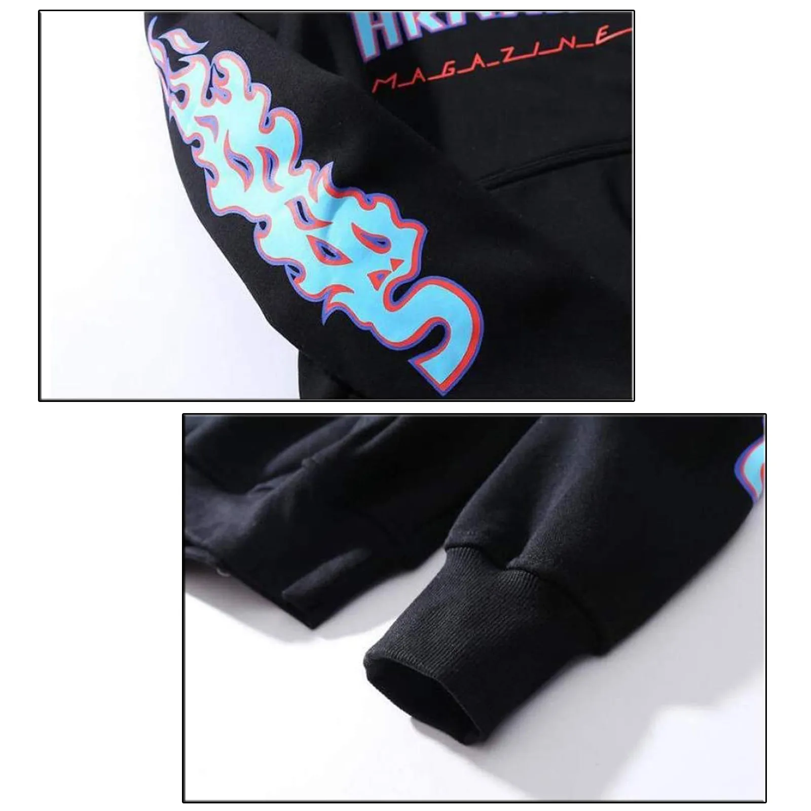 

2021 Men's Casual Letter Printed Long Sleeve Hoodies Top Sweatshirt Blouse Men's Fashion Streetwear Spring Hoodies Fast Ship