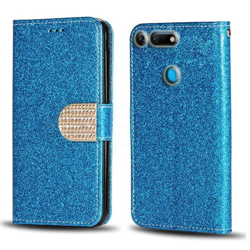

Bling Diamond Leather Wallet Leather Case For Huawei Honor View 20 phone cover