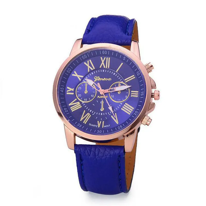 

2020 Fashion ladies watch quartz casual female Quartz watch reloj mujer Leather wristband multicolor show women watches female