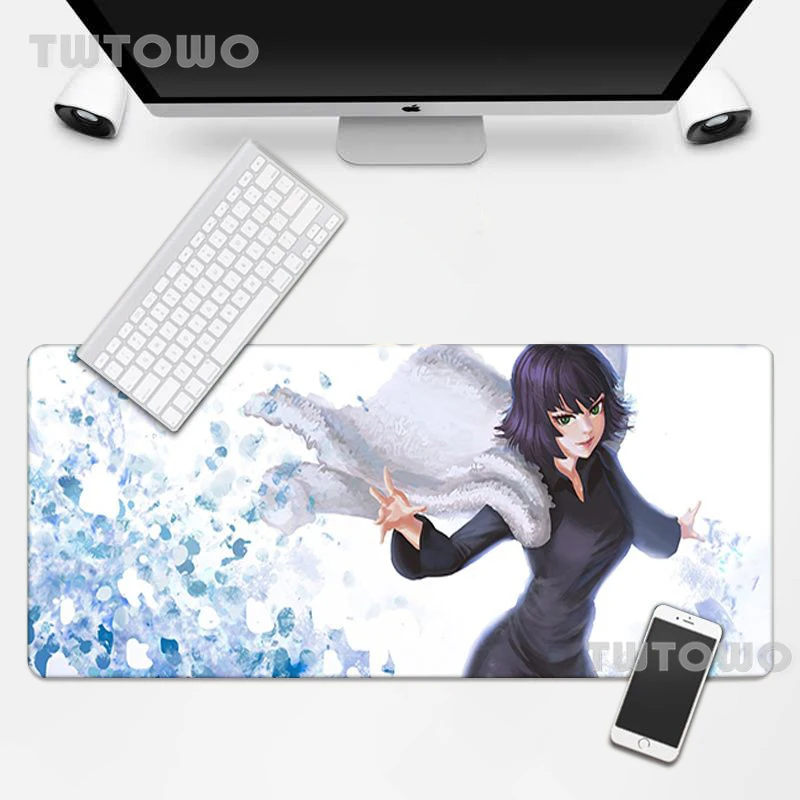 

One Punch Man Fubuki Arrivals Gaming New Mouse Pad Natural Rubber Anime Anti-slip Cartoon Lovely Carpet Office Decoration