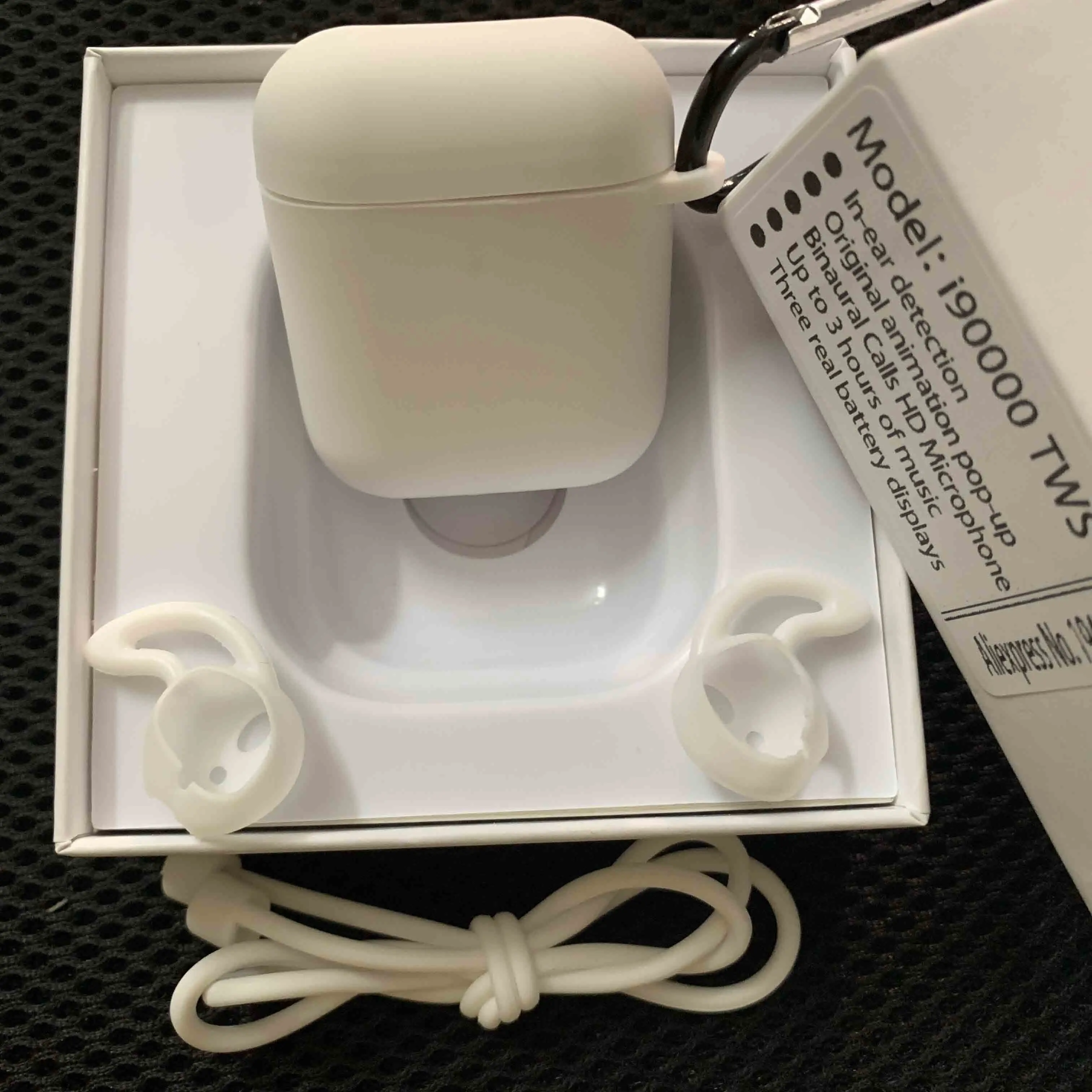 white add kits Оригинальные наушники i90000 TWS Air2, беспроводная Bluetooth гарнитура, спортивные наушники, стерео наушники для всех мобильных устройств airpoc - Цвет: white add kits
