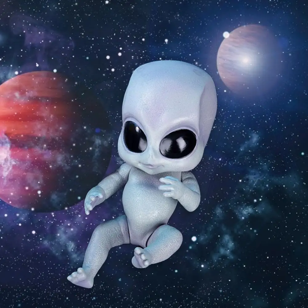 14 дюймов Реалистичная новорожденная кукла инопланетянин ручной детальную