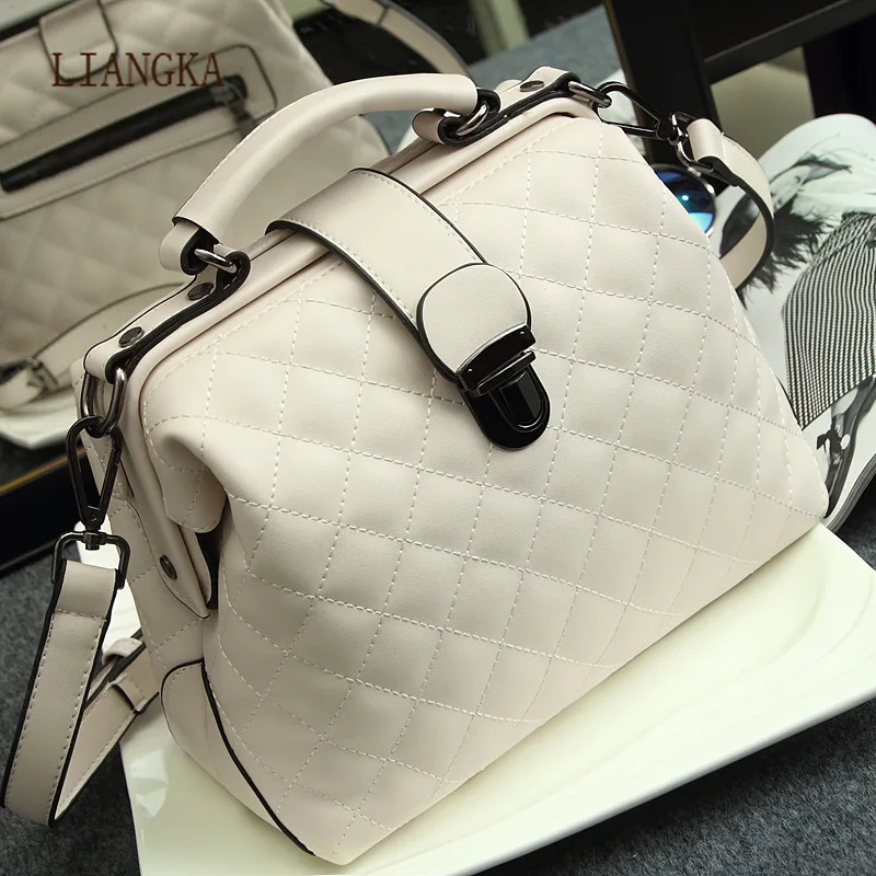 2020 Fashion New Retro Women Doctor Bag Mobile Messenger Shoulder Clutch Large Capacity Ladies Scrub Leather Handbag | Багаж и сумки