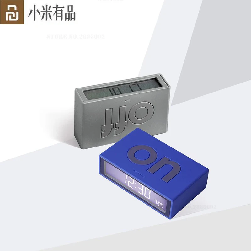 Xiaomi Youpin LEXON флип будильник функция повтора светодиодный световой режим бесшумный