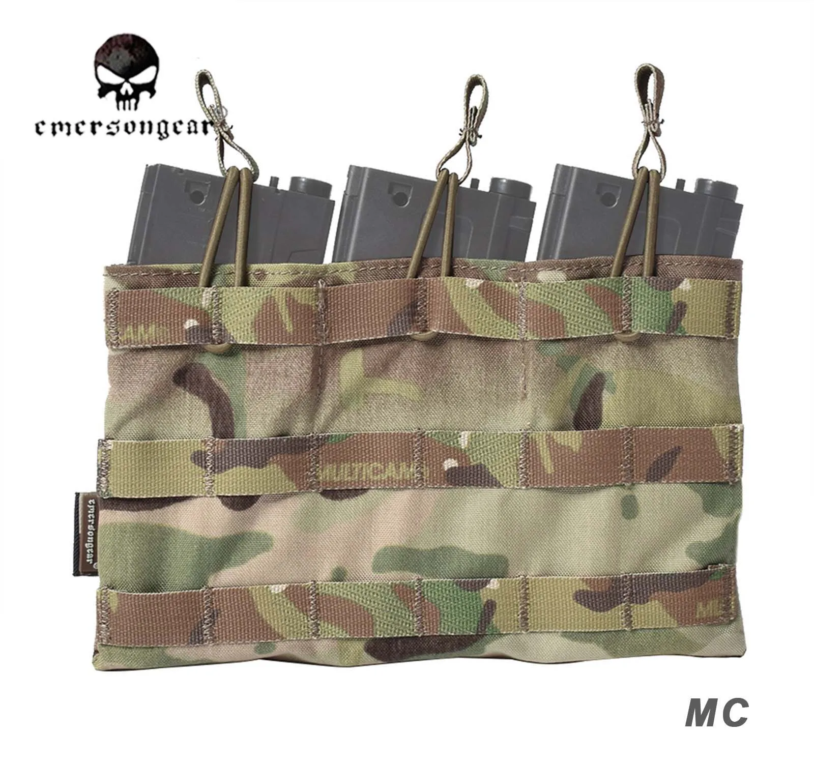 Emersongear 5 56 тройная сумка с открытым верхом тактическая Боевая Сумка Molle EM6356 | Спорт