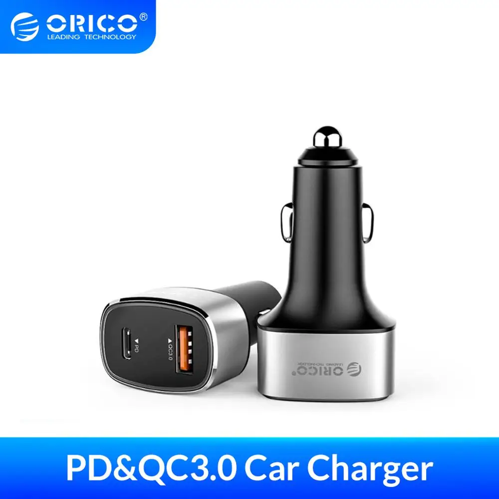 Универсальное быстрое зарядное устройство ORICO PD QC3.0 с двумя портами USB
