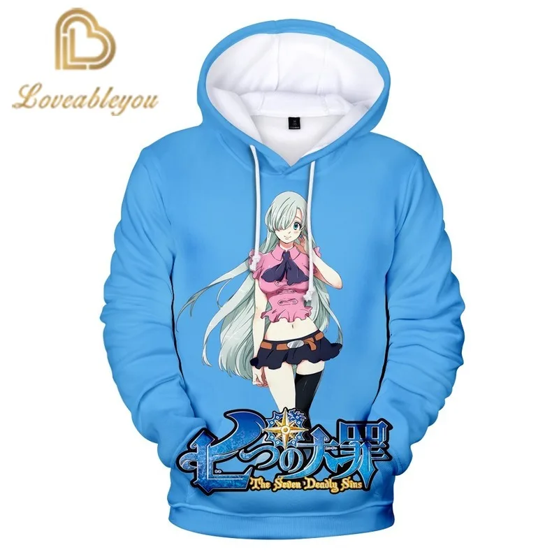 The Seven Deadly Sins 3D Print Cool Hoodies Sweatshirt Women/Men's Japan Anime Casual Hoody Children Popular Pullover Clothes