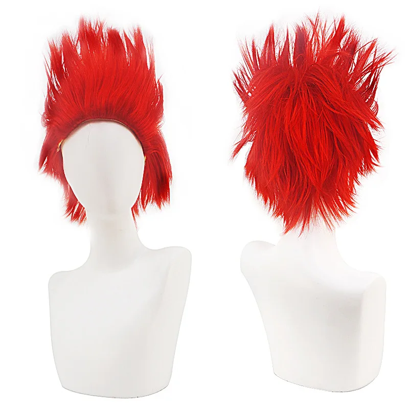 Красный короткий термостойкий парик для косплея эйджиро из м/ф Моя боку - купить