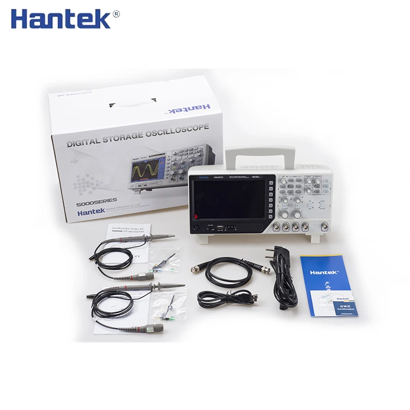 Цифровой осциллограф Hantek DSO4072C DSO4102C DSO4202C 70-200 МГц 2 канала 1GSa/s 1-канальный генератор