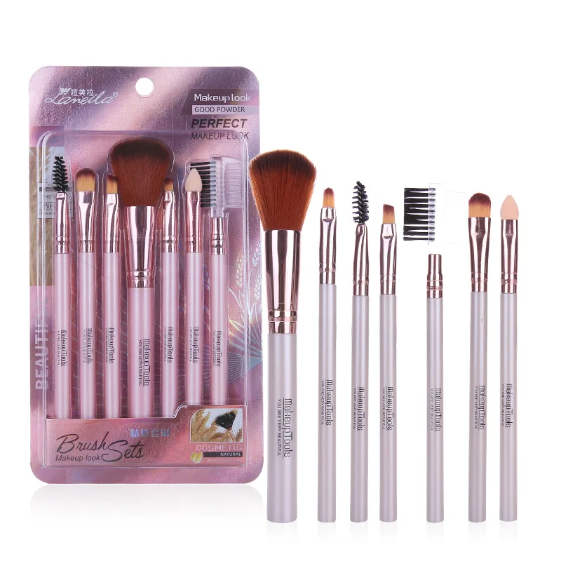

Seven Sets Makeup Brush Nylon Wool Trimming Brush Set Beauty Tool L0960