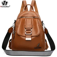 fashion backpacks for girls brand leather backpack women large capacity backpacks for school teenagers girls ladies travel bags
