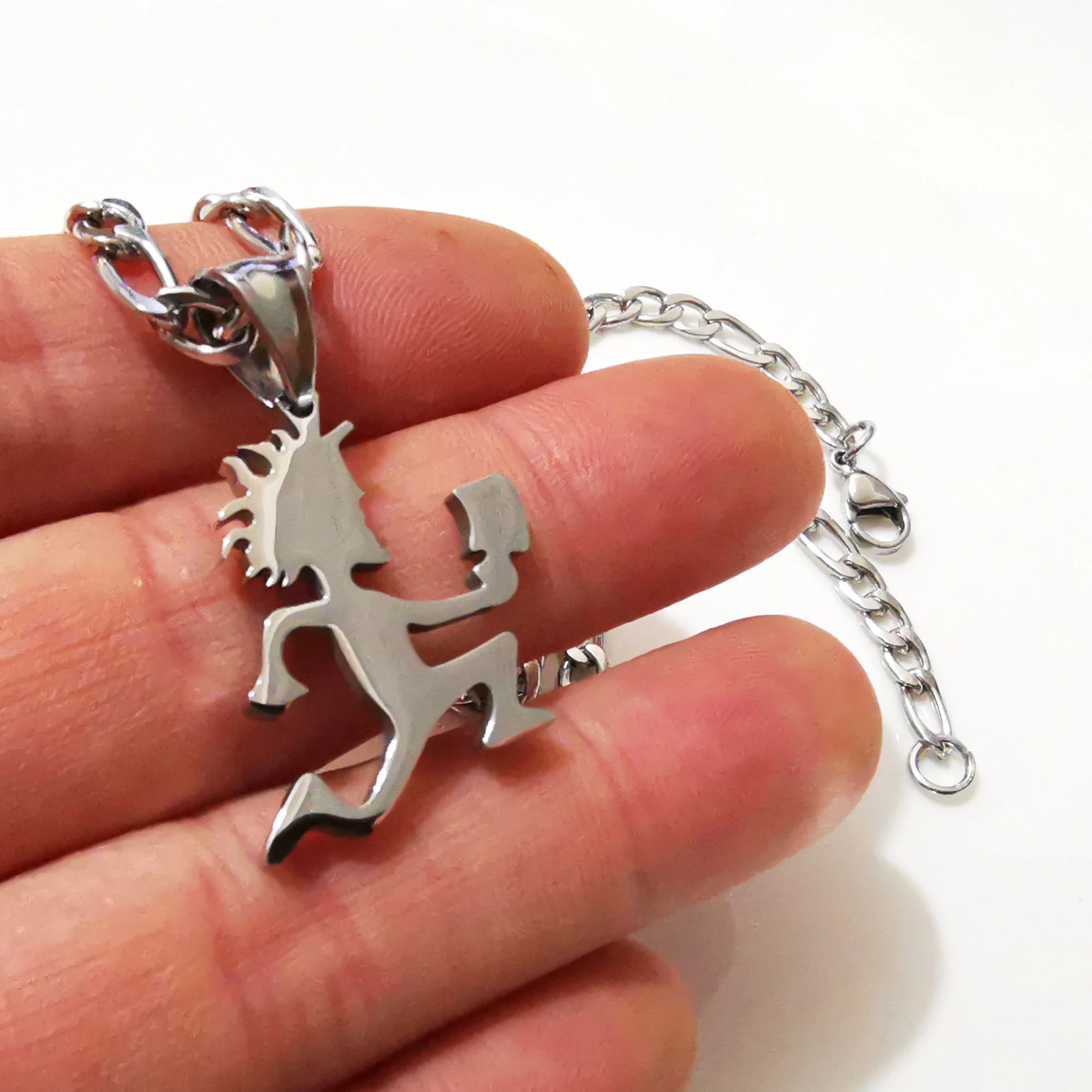 (Стиль мальчика) Подвеска из нержавеющей стали ожерелье с топором маленькое 1