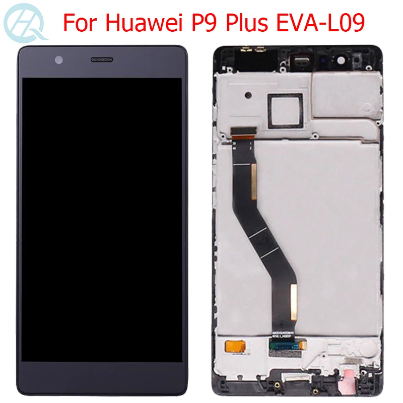 

Original P9 Plus LCD For Huawei P9 Plus Display With Frame Touch Screen 5.5" Huawei P9 Plus EVA-L09 VIE-L09 LCD Screen