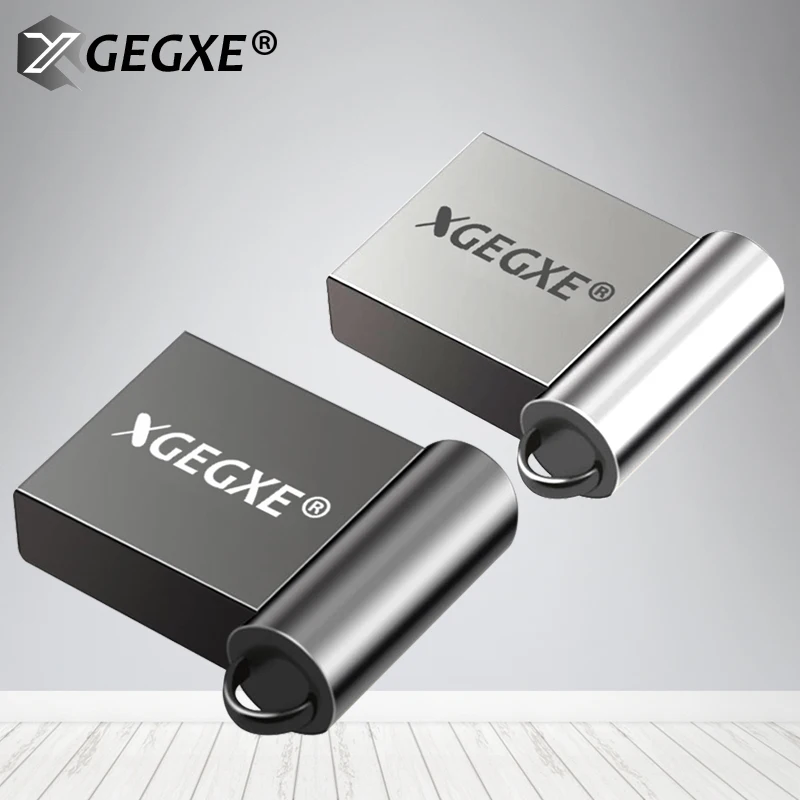 XGEGXE 32 ГБ USB флэш-накопитель Мини-Прыжок 8 Гб 16 64 128 Водонепроницаемый Металлический