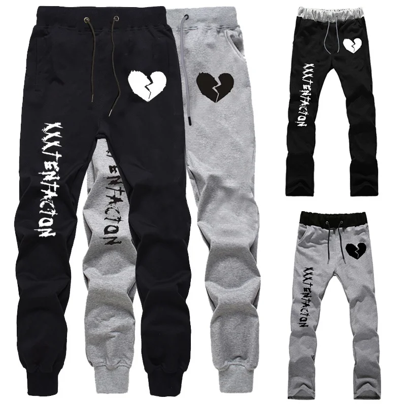 

2021 new men's cotton casual pants, men's breath cotton monochrome sweatpants S-3XL