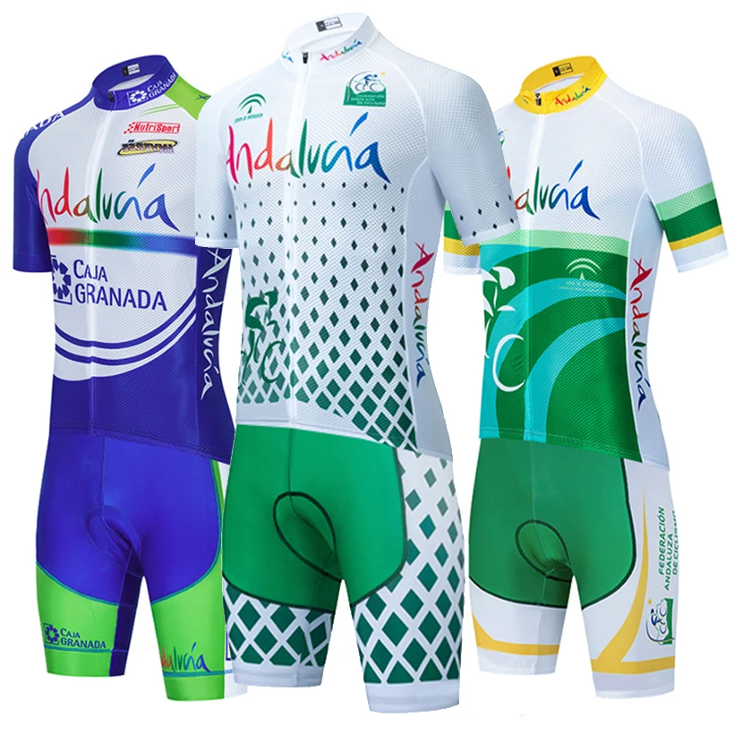 Командная андалуза Велоспорт Джерси 20D шорты спортивная одежда MTB Ropa Ciclismo мужские