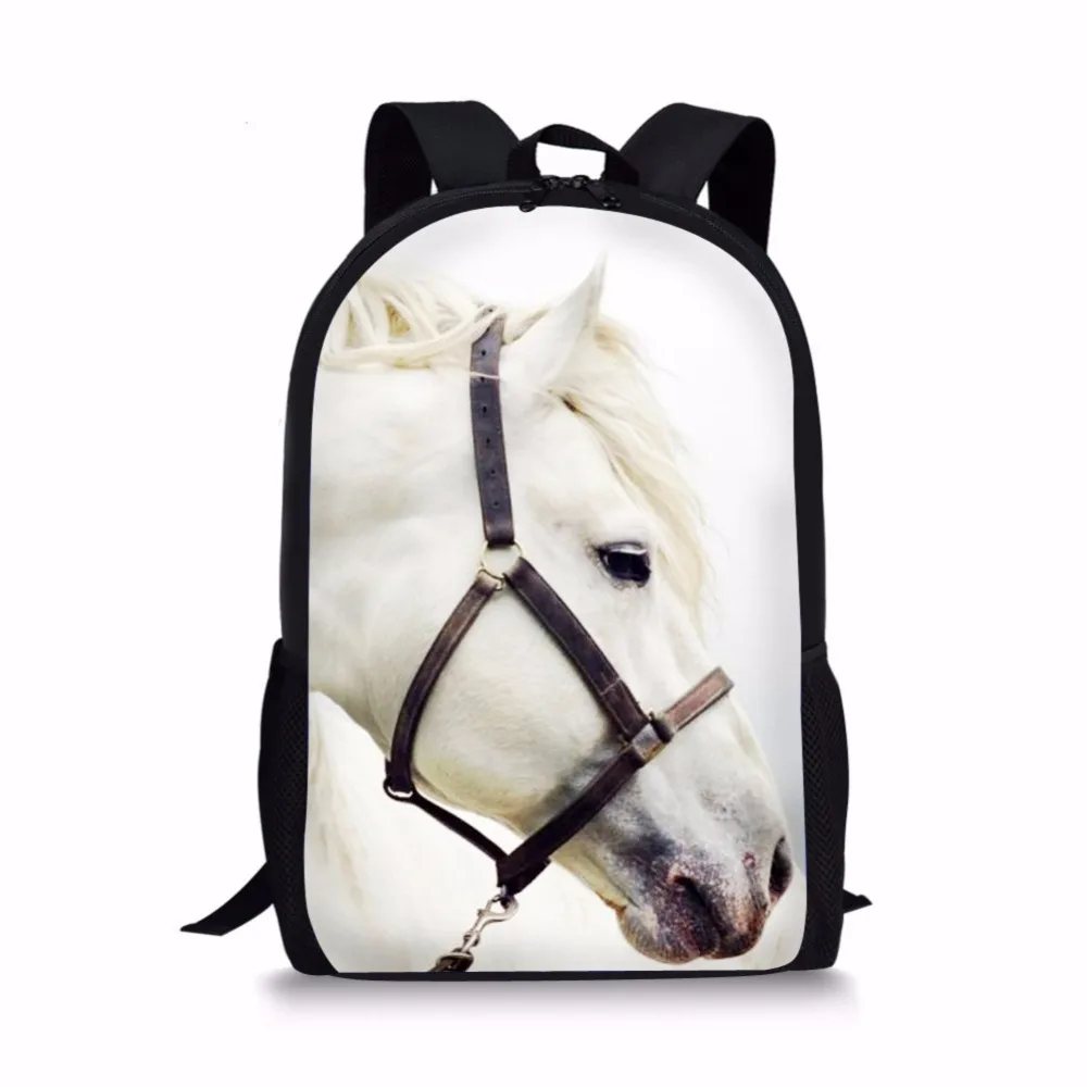 New 2021 Handsome Horse School Bag for Teenager Girls Primary Kids Backpack Tumblr Notebook Satchel Mochila Infantil