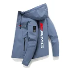 Новинка весна-осень 2022 AMG повседневная мужская куртка бейсбольная куртка уличная спортивная тонкая толстовка на молнии мужская куртка