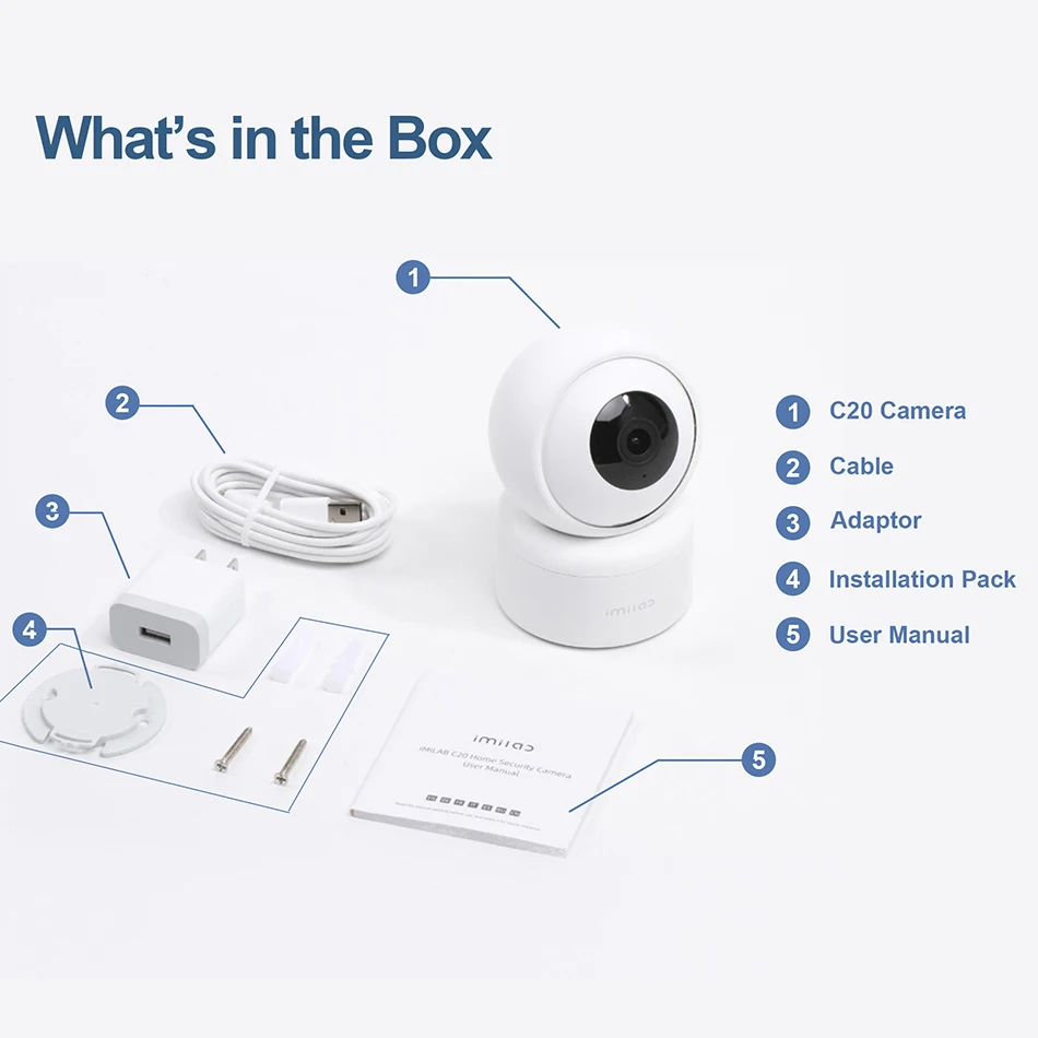 

Link-Z C20 1080P Baby Camera Smart Home IP Camera WiFi Security Baby Monitor Sound Detection Night Vision