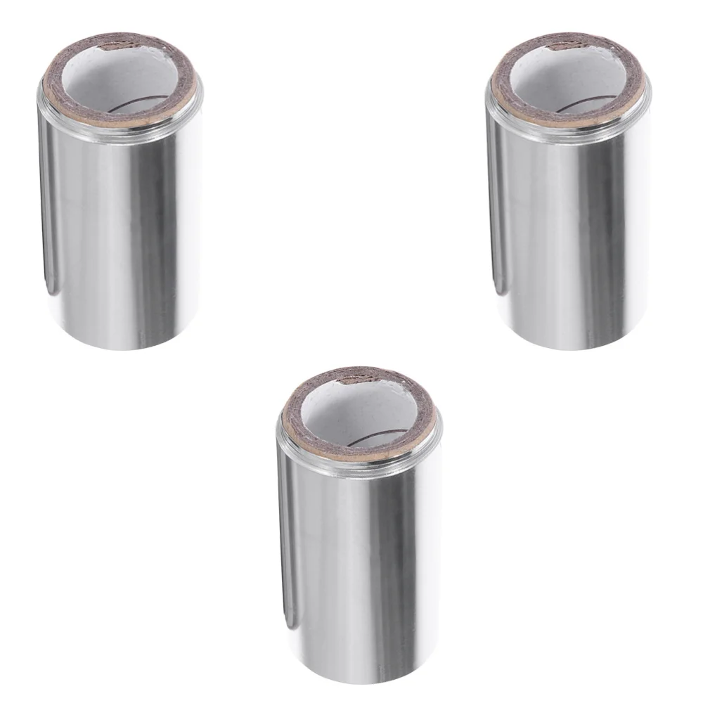 

3 Rolls Silver Roll Aluminum Foil Hair Foils For Highlighting Hair Coloring