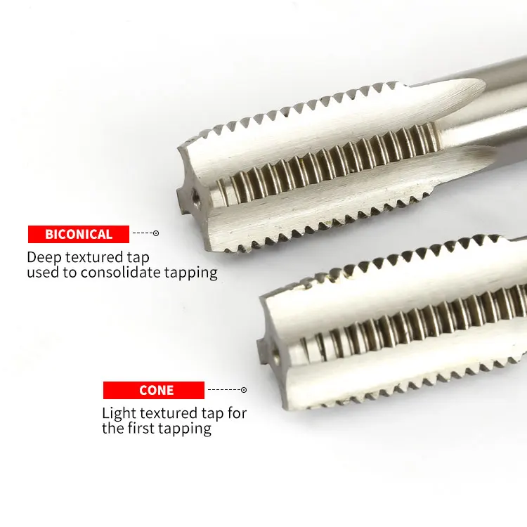 2Pcs HSS Right Hand Tap Drill Set for Metric Screw Threads M2-M30 image 4