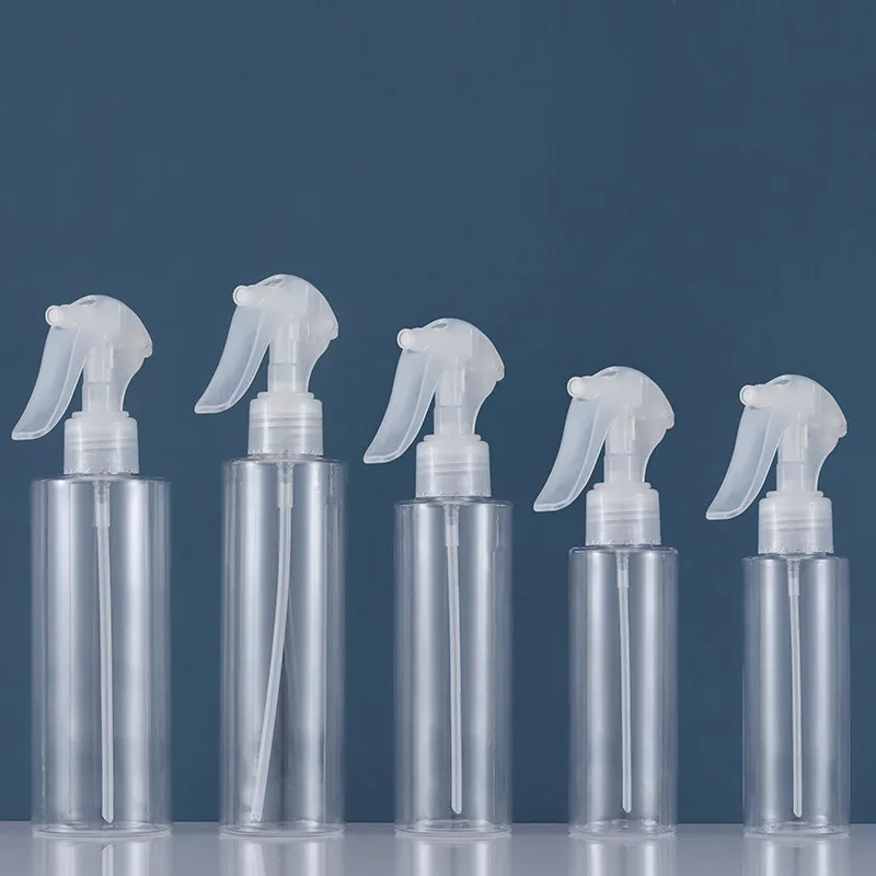 Пластиковая бутылка с распылителем 100/120/150/200 мл прозрачная фотоемкость бутылки