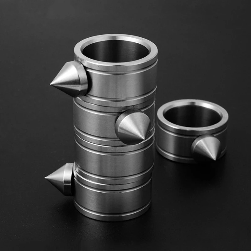 Открытый Нержавеющая сталь самообороны тактический фонарь кольцо уп продукт