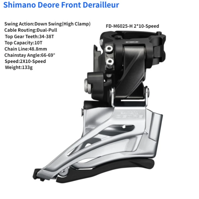 Shimano Deore передний переключатель FD M6000 H L M6025 M618 D M616 M611 M610 M591 M590|Велосипедный