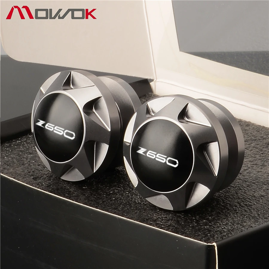 8 мм винты для подставки мотоцикла катушки слайдера с ЧПУ Kawasaki Z650 Z 650 z900 2017