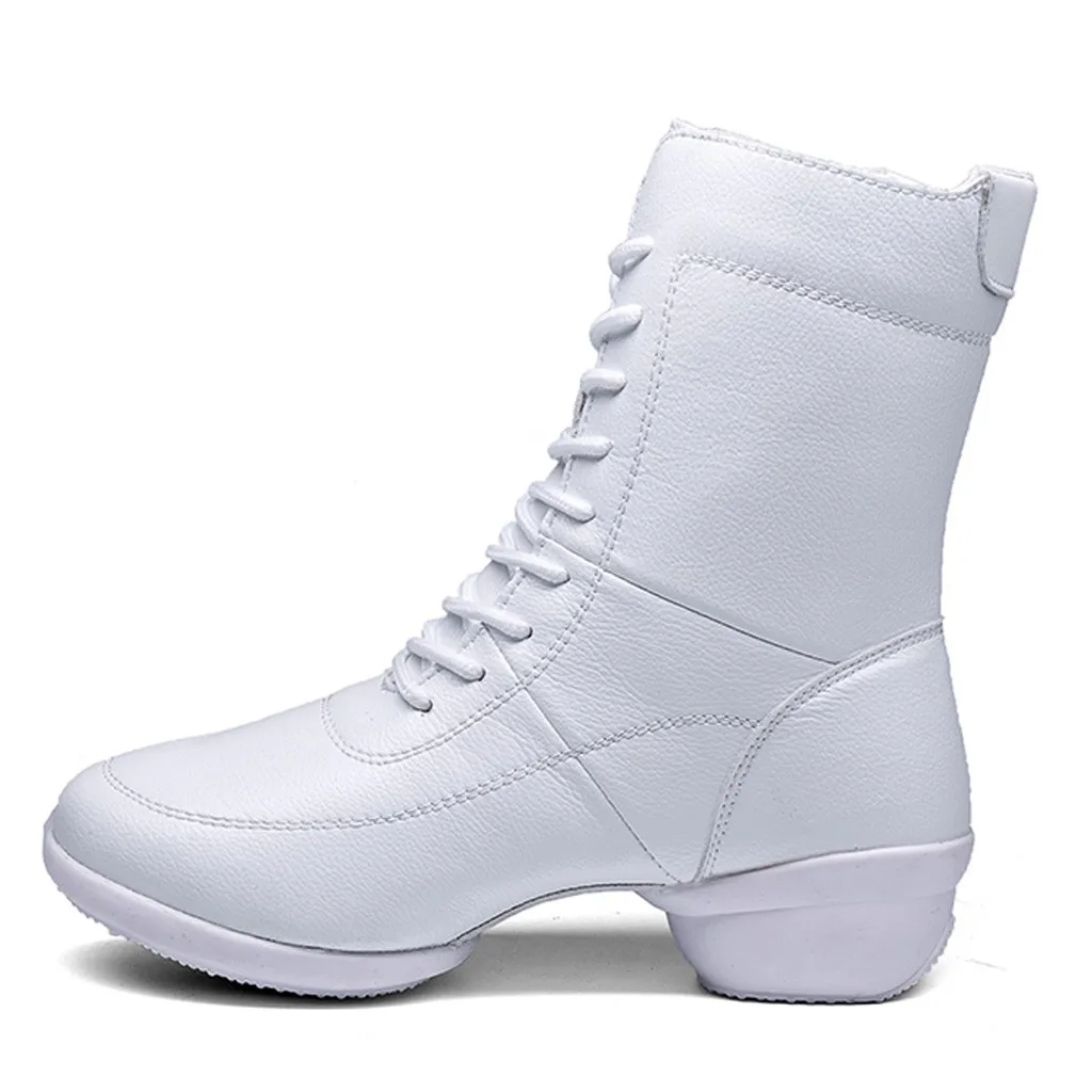 Осенне-зимние женские ботинки верблюжьего цвета теплые танцевальные женская