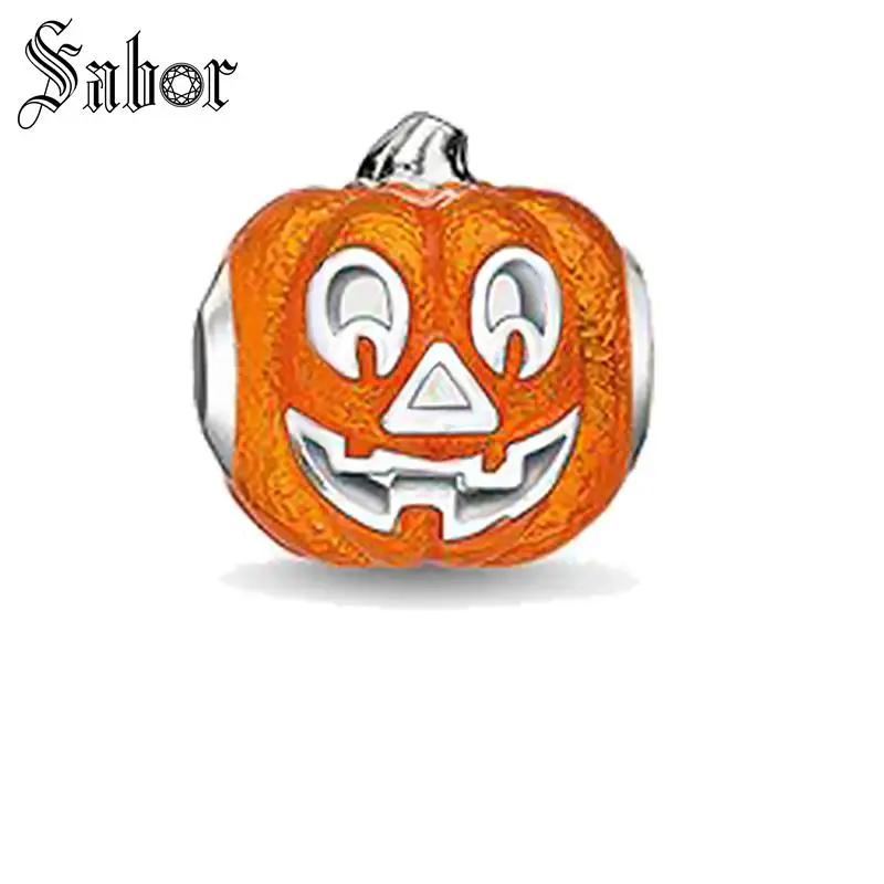 Модные Оригинальные Хрустальные Бусины подвески в виде тыквы с лампой подходят