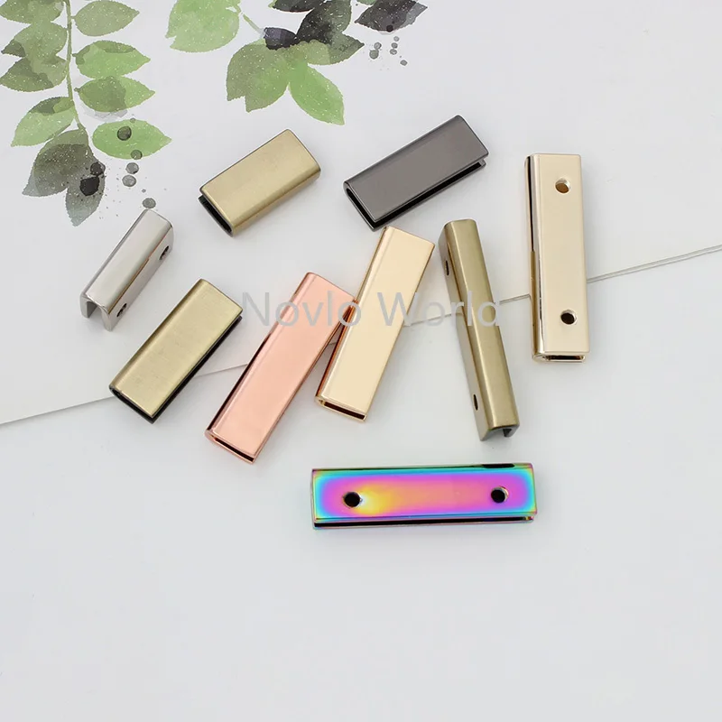 100 шт. 20 мм 25 34 38 7 цветов декоративные концевые зажимы для сумок и кошельков