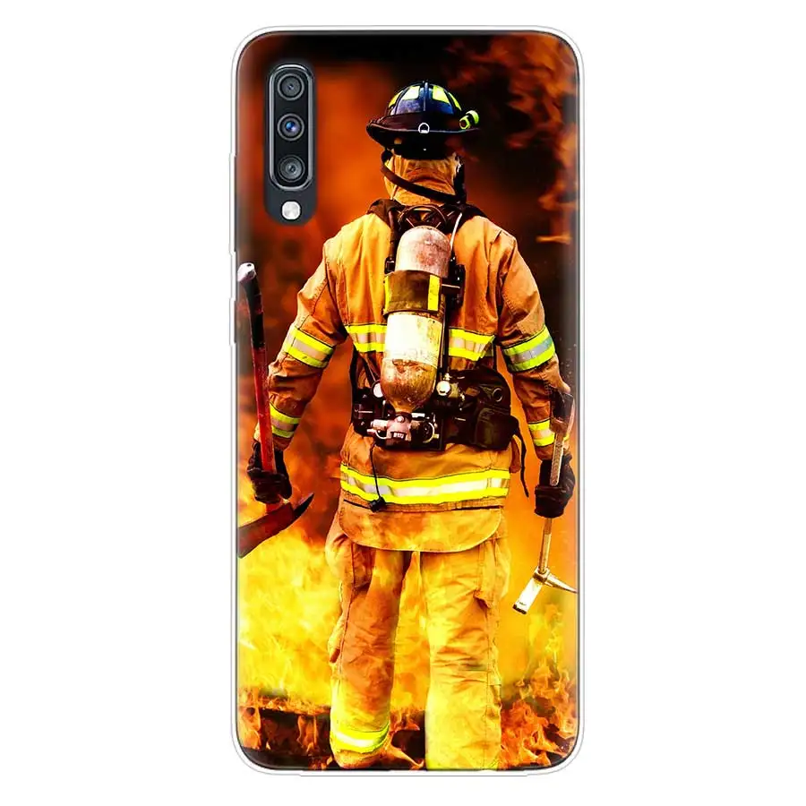 Пожарные герои пожарный силиконовый чехол для Samsung Galaxy S20 + S10 S9 S8 Plus S10E S6 S7 Edge Note 8 9 10