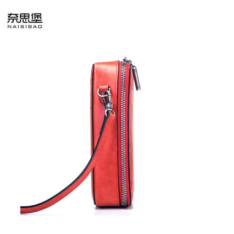 Новая женская сумка из натуральной кожи модная дизайнерская через плечо кожаная