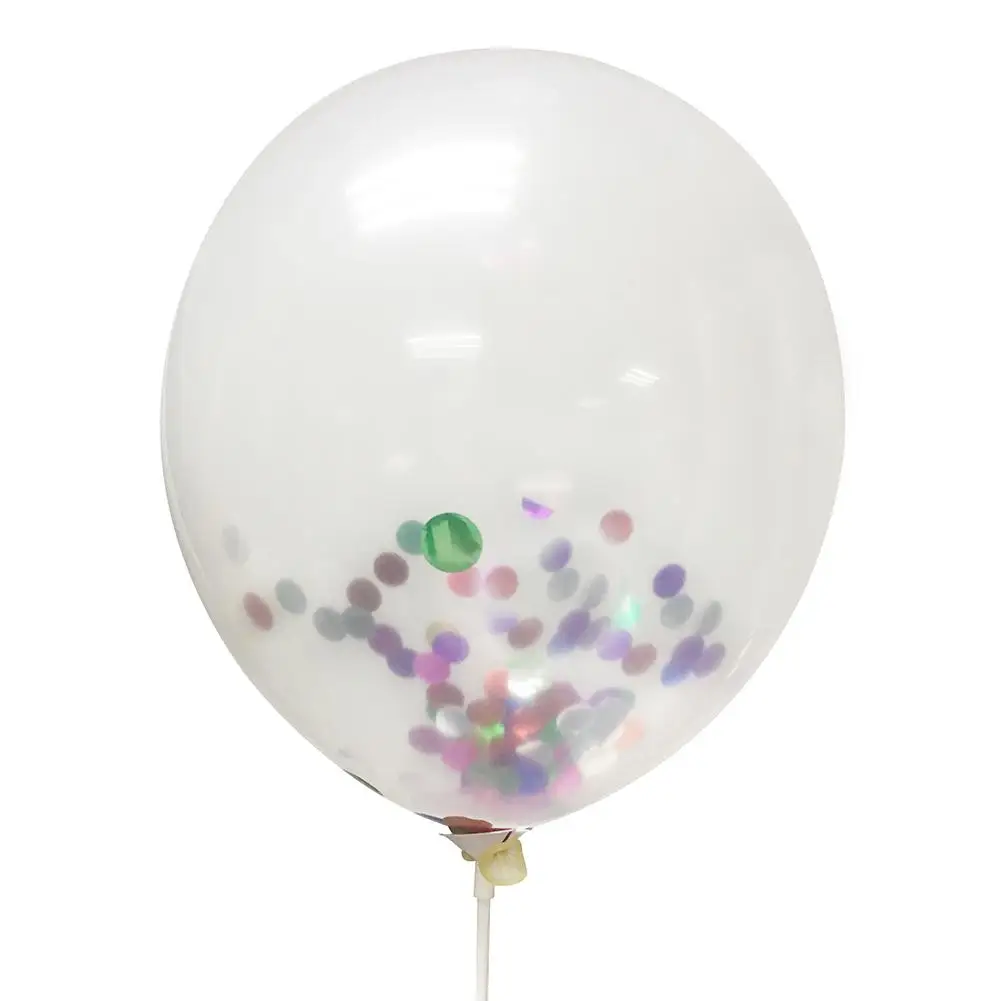 20 шт Разноцветные конфетти декоративные шаровым гелием утолщение груша