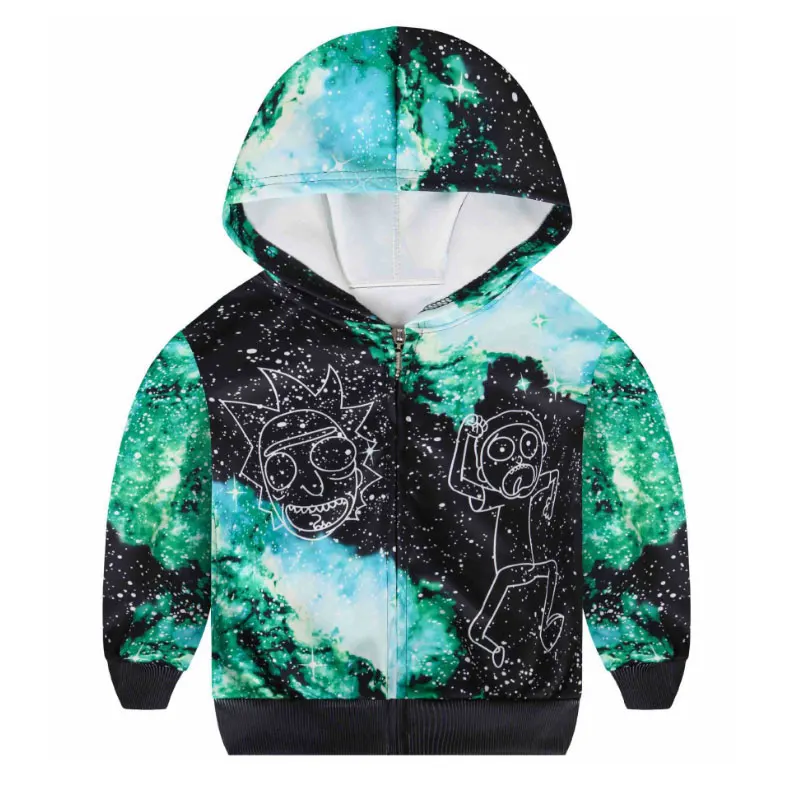 Слитная толстовка с аниме 3D мультяшная капюшоном для мужчин Детская уличная