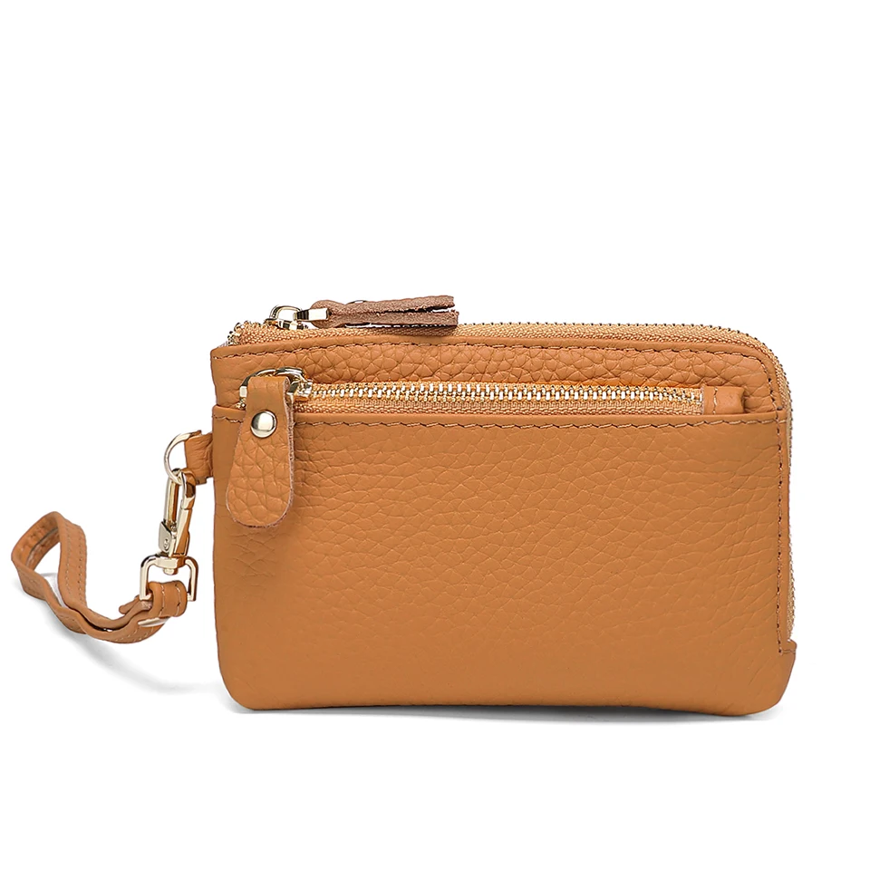 NEVEROUT натуральная кожа портмоне на молнии Держатель для карт ручной работы из