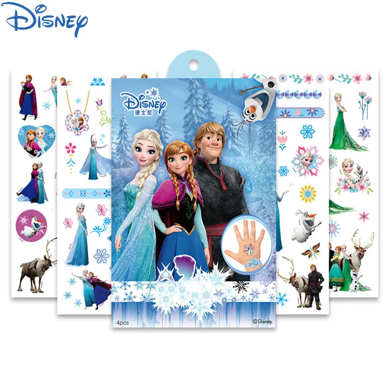 

Disney Frozen Toy Story Woody Children's Temporary Tattoo Tattoo Art Flash Tattoo Sticker ELSA Anna Waterproof Sticker Gift Box